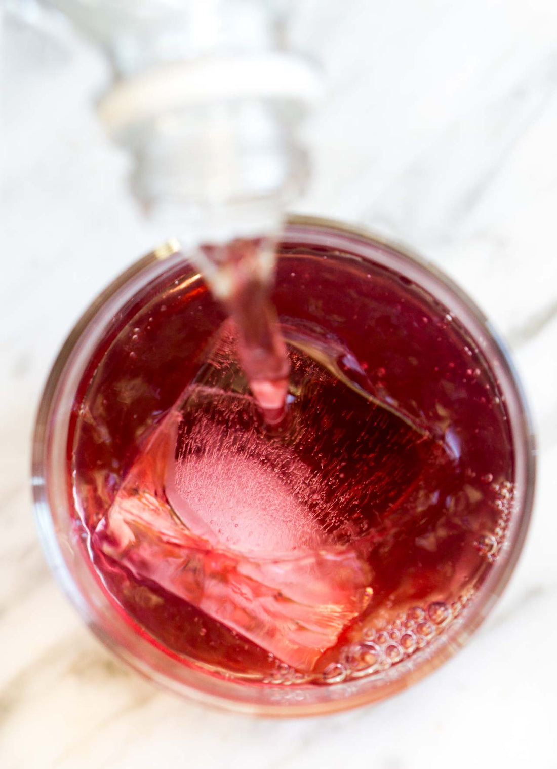 Bourbon Grape Shrub Cocktail