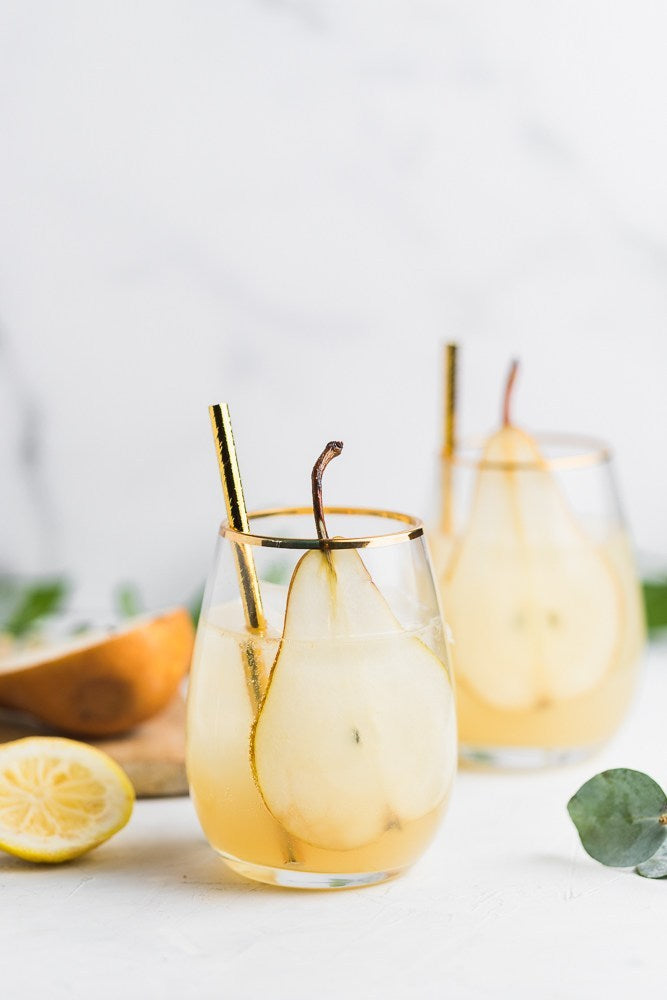 Pear and Ginger Sparklers