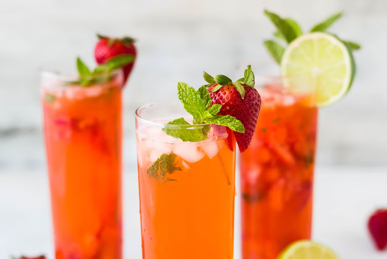 Strawberry Kiss Mocktail